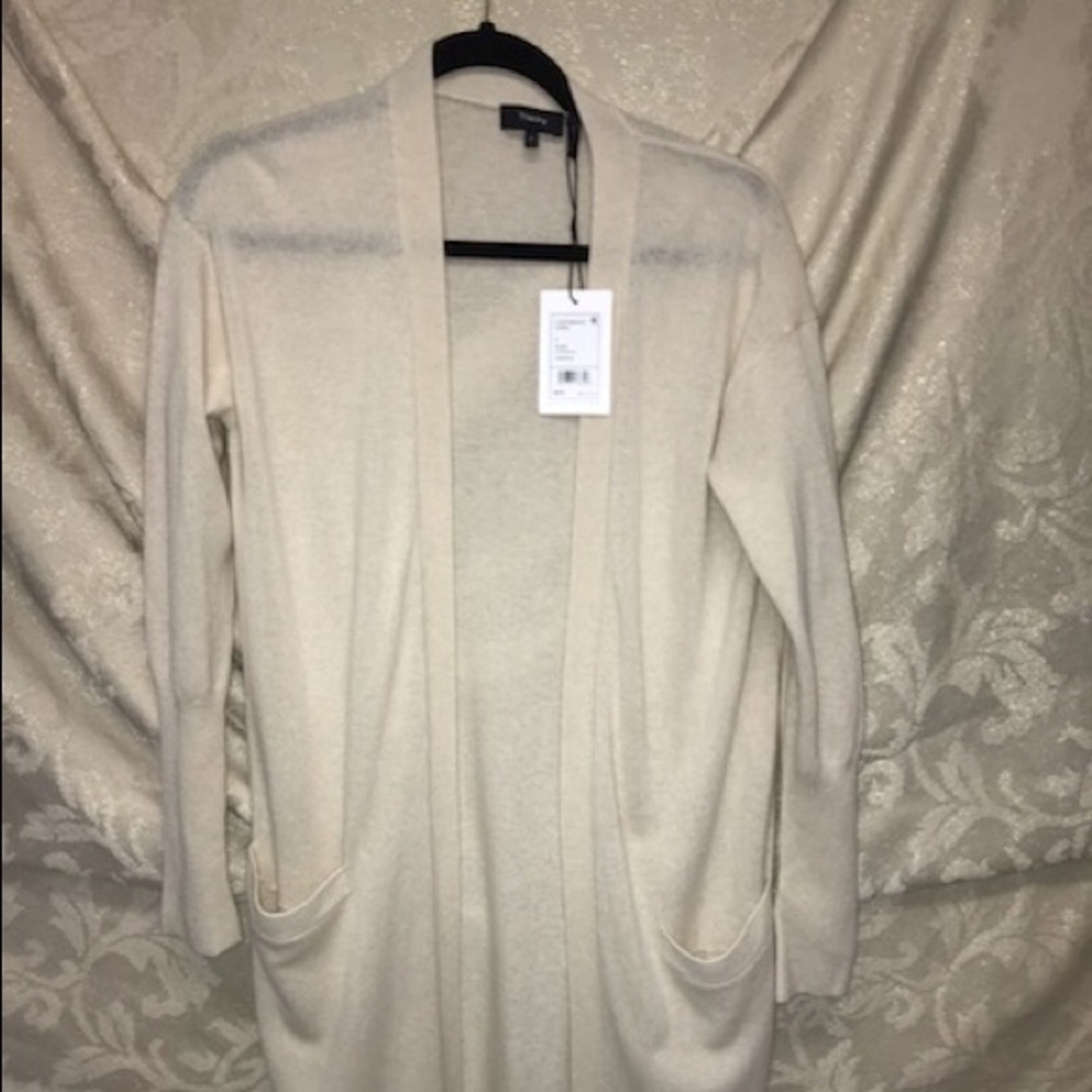 NWT Theory Lightweight Cashmere Cardigan - Petite